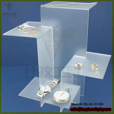 Newest Clear Acrylic Plexiglass Jewelry Stand