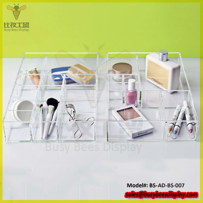 Luxury Clear Acrylic Vainty Perfume Cosmetic Tray
