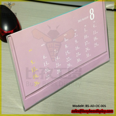 Acrylic Calendar Display Rack Holder
