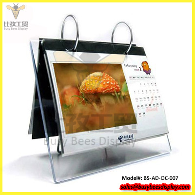 Custom Desktop Gift Acrylic Calendar Holder