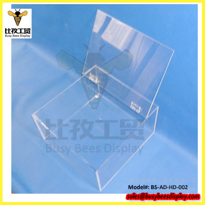 custom clear acrylic display box